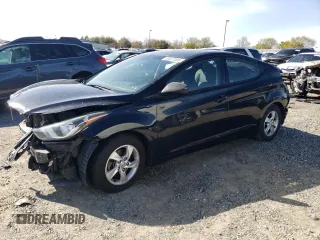 2015 Hyundai Elantra SE with VIN 5NPDH4AEXFH556713, listed as a Copart auction lot 49822005 with 130,100 mi miles and Salvage Title. Bid and sale history available at DreamBid. Image 1.