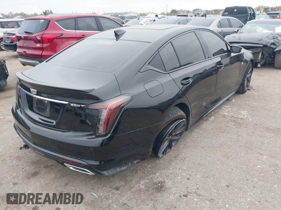 2024 Cadillac CT5 Sport z VIN 1G6DP5RK6R0107889, wystawiony jako IAAI lot #41030732 z przebiegiem Nie podano mil oraz . Historia ofert i sprzedaży dostępna na DreamBid. Obrazek 4.