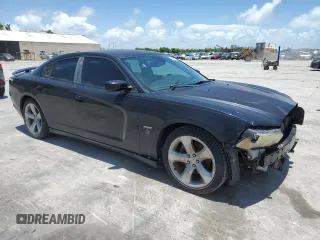 2014 Dodge Charger RT Plus with VIN 2C3CDXCT4EH100612, listed as a Copart auction lot 59370024 with 110,608 mi miles and Clean Title. Bid and sale history available at carsss.com. Image 4.