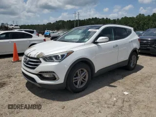 2017 Hyundai Santa Fe 2.4L with VIN 5XYZU3LB3HG456574, listed as a Copart auction lot 61658595 with 55,997 mi miles and Salvage title. Bid and sale history available at DreamBid. Image 1.