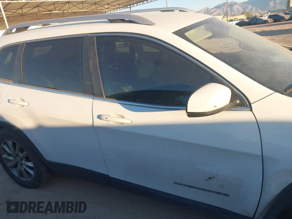2017 Jeep Cherokee Limited with VIN 1C4PJLDB0HW526582, listed as a IAAI auction lot 41175972 with 176,546 mi miles. Bid and sale history available at carsss.com. Image 13.