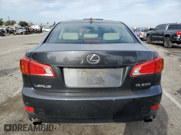 2009 Lexus IS 250 with VIN JTHBK262095090109, listed as a Copart auction lot 51097455 with 94,682 mi miles and Clean Title. Bid and sale history available at DreamBid. Image 6.