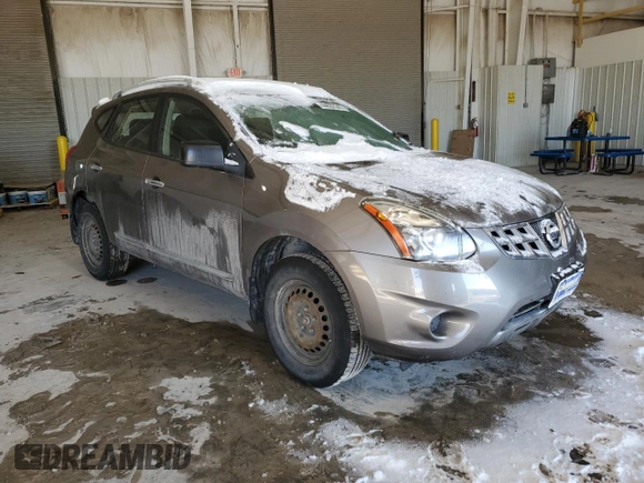 2015 Nissan Rogue S with VIN JN8AS5MV1FW752995, listed as a Copart auction lot 44002945 with 102,367 mi miles and Salvage Title. Bid and sale history available at DreamBid. Image 4.