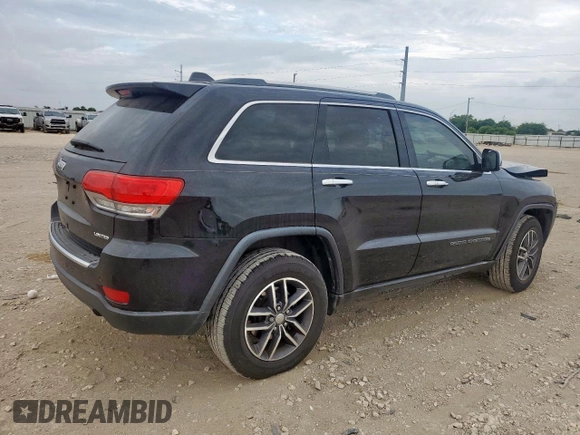 2018 Jeep Grand Cherokee Limited with VIN 1C4RJEBG8JC201236, listed as a Copart auction lot 63465085 with 65,036 mi miles and Salvage title. Bid and sale history available at DreamBid. Image 3.