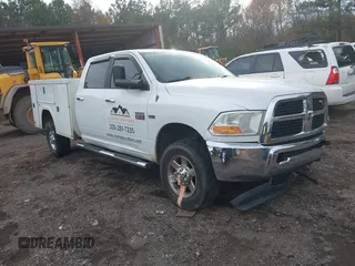 2010 Dodge 2500 ST with VIN 3D7TT2CT8AG143111, listed as a IAAI auction lot 41042581 with 287,654 mi miles. Bid and sale history available at carsss.com. Image 1.