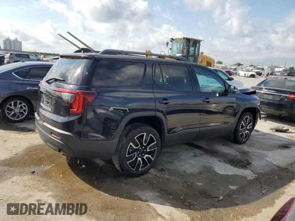 2021 GMC Acadia SLE z VIN 1GKKNKLA5MZ175425, wystawiony jako Copart lot #53749235 z przebiegiem 94 105 mil mil oraz Szkoda całkowita • Salvage title. Historia ofert i sprzedaży dostępna na DreamBid. Obrazek 3.