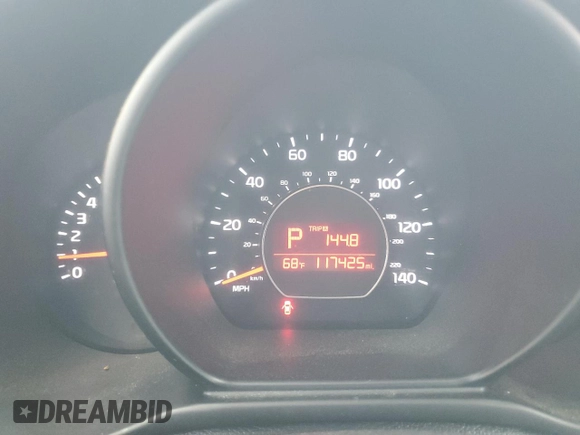 2015 Kia Soul with VIN KNDJN2A2XF7809815, listed as a Copart auction lot 52502855 with 117,425 mi miles and Salvage Title. Bid and sale history available at DreamBid. Image 9.
