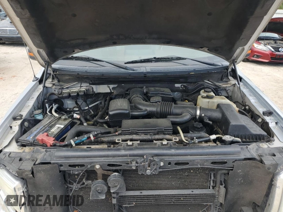 2010 Ford F-150 XL with VIN 1FTFW1EV6AFD84772, listed as a Copart auction lot 55763735 with Not provided miles and Salvage title. Bid and sale history available at DreamBid. Image 11.