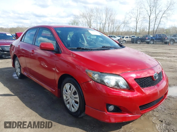 2009 Toyota Corolla with VIN 1NXBU40E19Z003510, listed as a IAAI auction lot 42061161 with 136,846 mi miles. Bid and sale history available at carsss.com. Image 1.