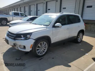 2015 Volkswagen Tiguan SEL with VIN WVGAV7AX3FW514081, listed as a Copart auction lot 59206245 with 121,166 mi miles and Salvage title. Bid and sale history available at DreamBid. Image 1.
