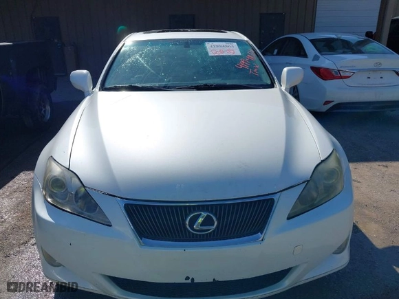 2007 Lexus IS 250 with VIN JTHCK262972008770, listed as a IAAI auction lot 41994864 with 176,534 mi miles. Bid and sale history available at carsss.com. Image 6.