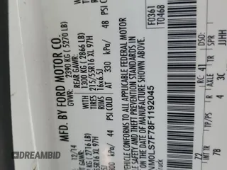 2015 Ford Transit Connect XLT z VIN NM0LS7F78F1192045, wystawiony jako Copart lot #75846344 z przebiegiem 101 427 mil mil oraz Szkoda całkowita • Salvage title. Historia ofert i sprzedaży dostępna na DreamBid. Obrazek 12.