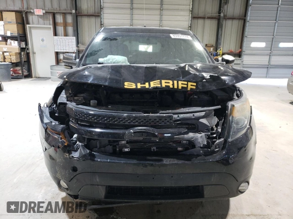 2015 Ford Utility Police Interceptor with VIN 1FM5K8AR4FGA41531, listed as a Copart auction lot 85951774 with 113,857 mi miles and Salvage Title. Bid and sale history available at carsss.com. Image 5.