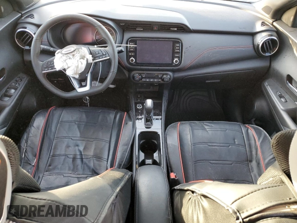 2023 Nissan Kicks SR with VIN 3N1CP5DV4PL522755, listed as a Copart auction lot 49895685 with Not Provided miles and Salvage Title. Bid and sale history available at DreamBid. Image 8.
