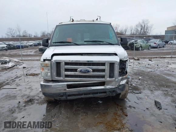 2008 Ford Econoline Cargo Commercial with VIN 1FTNE24W68DA79471, listed as a IAAI auction lot 41448543 with 196,981 mi miles and . Bid and sale history available at DreamBid. Image 12.
