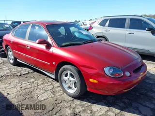1999 Ford Taurus SE with VIN 1FAFP53S2XA247871, listed as a IAAI auction lot 41732205 with 279,862 mi miles. Bid and sale history available at carsss.com. Image 1.