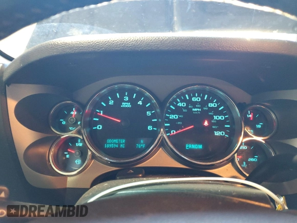 2009 Chevrolet Silverado 1500 LT with VIN 3GCEC23J39G103578, listed as a Copart auction lot 47012765 with 189,594 mi miles and Salvage Title. Bid and sale history available at carsss.com. Image 9.
