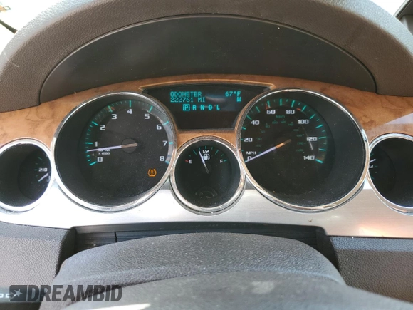2009 Buick Enclave CXL with VIN 5GAER23D59J137143, listed as a Copart auction lot 50074075 with 222,761 mi miles and Salvage Title. Bid and sale history available at carsss.com. Image 9.