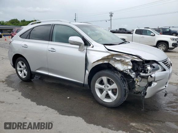 2015 Lexus RX 350 with VIN 2T2BK1BA0FC284190, listed as a Copart auction lot 53527925 with 109,436 mi miles and Salvage Title. Bid and sale history available at DreamBid. Image 4.