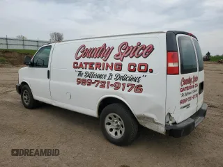 2012 Chevrolet Express Cargo Van with VIN 1GCSGAFX9C1111708, listed as a Copart auction lot 54794345 with 258,344 mi miles and Clean Title. Bid and sale history available at carsss.com. Image 2.