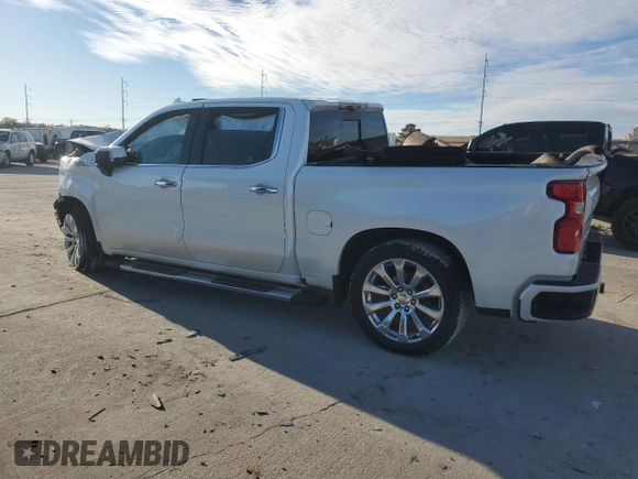 2020 Chevrolet Silverado 1500 High Country with VIN 3GCUYHEL2LG242073, listed as a Copart auction lot 89125915 with 0 mi miles and Salvage Title. Bid and sale history available at carsss.com. Image 2.