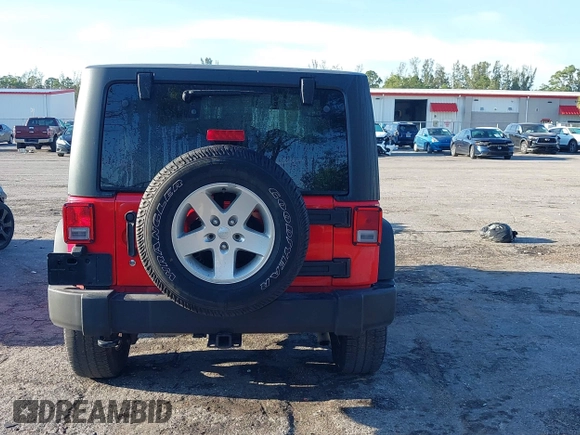 2016 Jeep Wrangler Sport with VIN 1C4AJWAG4GL260300, listed as a IAAI auction lot 41863952 with 40,337 mi miles and . Bid and sale history available at carsss.com. Image 17.