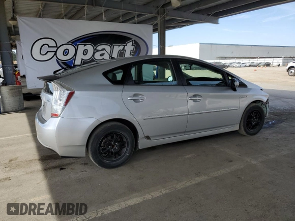 2010 Toyota Prius II with VIN JTDKN3DU9A0100687, listed as a Copart auction lot 53878485 with 214,567 mi miles and Salvage Title. Bid and sale history available at carsss.com. Image 3.