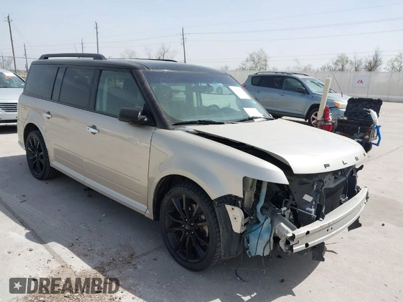2018 Ford Flex SEL z VIN 2FMGK5C8XJBA11784, wystawiony jako IAAI lot #41838739 z przebiegiem 162 559 mil mil oraz . Historia ofert i sprzedaży dostępna na DreamBid. Obrazek 1.