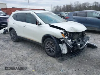 2016 Nissan Rogue SL with VIN 5N1AT2MT7GC873311, listed as a IAAI auction lot 41645032 with 98,535 mi miles. Bid and sale history available at carsss.com. Image 1.