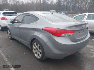 2012 Hyundai Elantra GLS PZEV with VIN KMHDH4AE0CU193030, listed as a IAAI auction lot 41964022 with 207,648 mi miles. Bid and sale history available at carsss.com. Image 3.