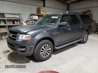 2016 Ford Expedition EL XLT with VIN 1FMJK1JTXGEF29722, listed as a Copart auction lot 48162655 with 194,199 mi miles and Salvage Title. Bid and sale history available at carsss.com. Image 1.