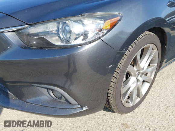 2015 Mazda 6 i Grand Touring with VIN JM1GJ1W55F1220578, listed as a IAAI auction lot 42076034 with 77,904 mi miles and . Bid and sale history available at carsss.com. Image 17.