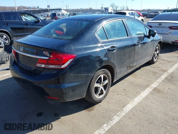 2015 Honda Civic Sedan SE with VIN 19XFB2F73FE238235, listed as a IAAI auction lot 41662447 with 144,077 mi miles. Bid and sale history available at carsss.com. Image 4.