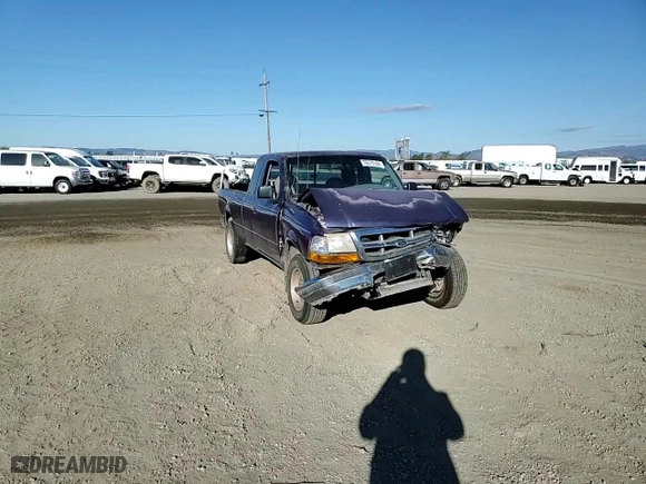 1998 Ford Ranger XL with VIN 1FTYR14C4WPA82916, listed as a Copart auction lot 76079144 with 221,617 mi miles and Salvage Title. Bid and sale history available at carsss.com. Image 10.