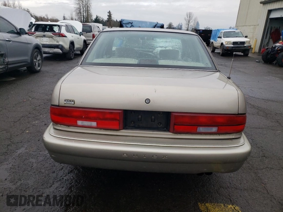 1996 Buick Regal Custom with VIN 2G4WB52K7T1426501, listed as a Copart auction lot 84858184 with 89,553 mi miles and Salvage title. Bid and sale history available at DreamBid. Image 6.
