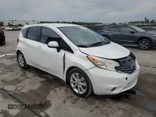 2014 Nissan Note S with VIN 3N1CE2CPXEL418968, listed as a Copart auction lot 51977225 with 153,123 mi miles and Salvage Title. Bid and sale history available at DreamBid. Image 4.
