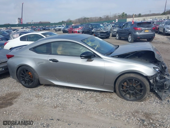 2017 Lexus RC with VIN JTHHA5BC4H5007275, listed as a IAAI auction lot 42032498 with 74,674 mi miles. Bid and sale history available at carsss.com. Image 14.