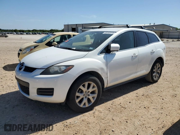 2008 Mazda CX-7 Grand Touring z VIN JM3ER29L980196768, wystawiony jako Copart lot #55152215 z przebiegiem 171 893 mil mil oraz Czysty tytuł • Clean title. Historia ofert i sprzedaży dostępna na DreamBid. Obrazek 1.