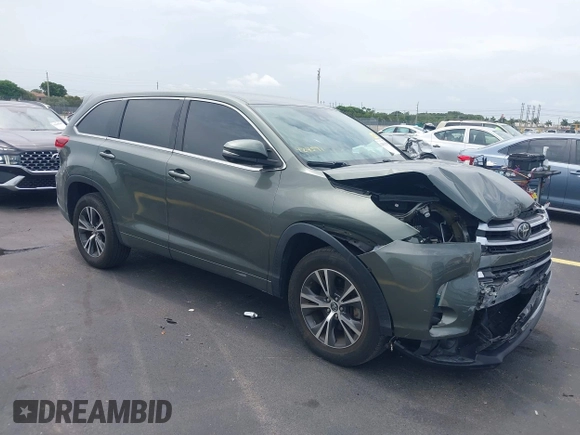 2017 Toyota Highlander LE with VIN 5TDZZRFH4HS230793, listed as a IAAI auction lot 42651539 with 27,183 mi miles and . Bid and sale history available at DreamBid. Image 1.