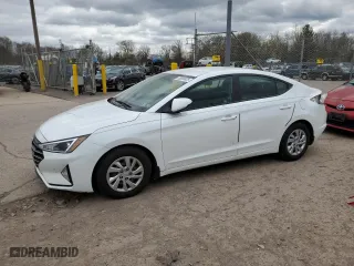 2020 Hyundai Elantra SE with VIN 5NPD74LF0LH502163, listed as a Copart auction lot 53068625 with 45,600 mi miles and Salvage Title. Bid and sale history available at carsss.com. Image 1.