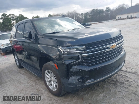 2021 Chevrolet Tahoe LT z VIN 1GNSCNKD8MR248213, wystawiony jako IAAI lot #41173322 z przebiegiem 121 393 mil mil oraz . Historia ofert i sprzedaży dostępna na DreamBid. Obrazek 1.