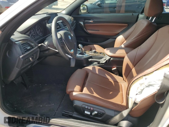 2017 BMW 2 Series 230i with VIN WBA2K9C37H7A26238, listed as a Copart auction lot 56988833 with 46,335 mi miles. Bid and sale history available at carsss.com. Image 7.