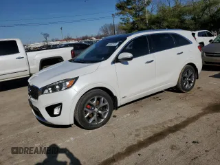 2016 Kia Sorento SX z VIN 5XYPKDA52GG096339, wystawiony jako Copart lot #44497675 z przebiegiem 144 413 mil mil oraz Szkoda całkowita • Salvage title. Historia ofert i sprzedaży dostępna na DreamBid. Obrazek 1.