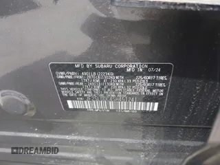 2025 Subaru Forester Premium z VIN JF2SLDDC4SH451241, wystawiony jako IAAI lot #42256273 z przebiegiem 3 108 mil mil oraz . Historia ofert i sprzedaży dostępna na DreamBid. Obrazek 9.