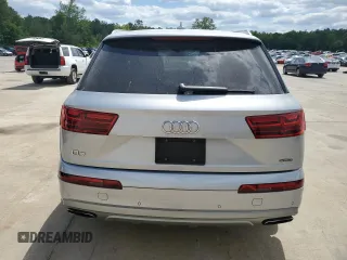 2018 Audi Q7 Premium with VIN WA1AHAF71JD041605, listed as a Copart auction lot 54475345 with 92,267 mi miles and Salvage title. Bid and sale history available at DreamBid. Image 6.