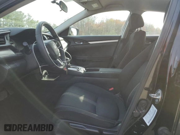2018 Honda Civic LX with VIN 2HGFC2F55JH558246, listed as a Copart auction lot 53281225 with 43,701 mi miles and Salvage Title. Bid and sale history available at DreamBid. Image 7.