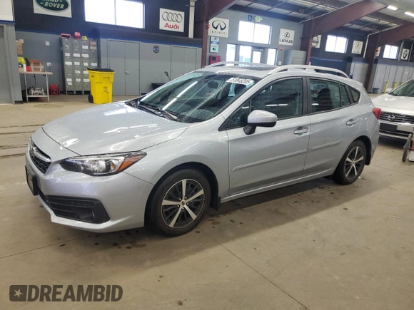 2022 Subaru Impreza Premium z VIN 4S3GTAD69N3723989, wystawiony jako Copart lot #51845205 z przebiegiem 24 407 mil mil oraz Szkoda całkowita • Salvage title. Historia ofert i sprzedaży dostępna na DreamBid. Obrazek 1.