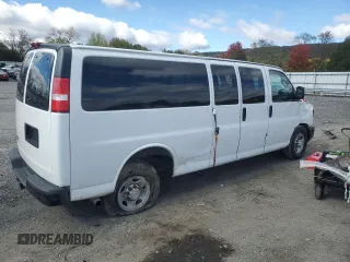 2016 Chevrolet Express Passenger LS with VIN 1GAZGNFF7G1319968, listed as a Copart auction lot 75911024 with 45,043 mi miles and Salvage title. Bid and sale history available at DreamBid. Image 3.