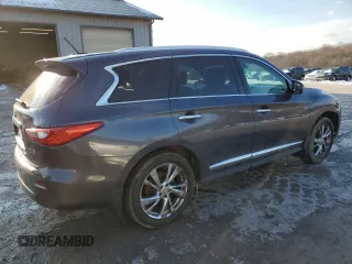 2013 Infiniti JX35 with VIN 5N1AL0MM1DC353646, listed as a Copart auction lot 42265835 with 153,412 mi miles and Clean Title. Bid and sale history available at carsss.com. Image 3.