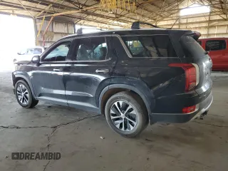 2021 Hyundai Palisade SEL z VIN KM8R24HEXMU181272, wystawiony jako Copart lot #73129624 z przebiegiem 118 541 mil mil oraz Szkoda całkowita • Salvage title. Historia ofert i sprzedaży dostępna na DreamBid. Obrazek 2.
